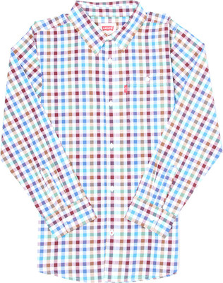 

Levi's Boys Checkered Casual Multicolor Shirt