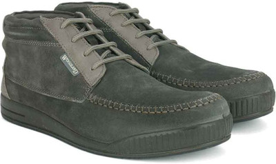 

Woodland Leather Boots For Men(Grey, Dgrey