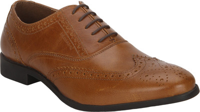 

Red Tape Men Formal Brogue Lace Up For Men(Tan