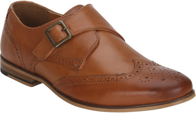 

Red Tape Men Formal Monk Strap For Men(Tan