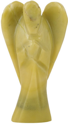 

Excel Excel Stone Serpentine Pocket Carry Angel Figurine , Yellow Decorative Showpiece - 5 cm(Marble, Yellow)