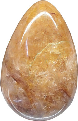 

Aldomin Golden Quartz Healing Crystal Egg (145 Gram) Decorative Showpiece - 6.2 cm(Crystal, Gold)