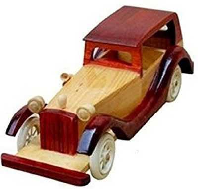

GOODWILL Jeap Decorative Showpiece - 10 cm(Wooden, Multicolor)