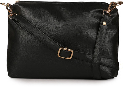 

zinys Girls Formal Black PU Sling Bag