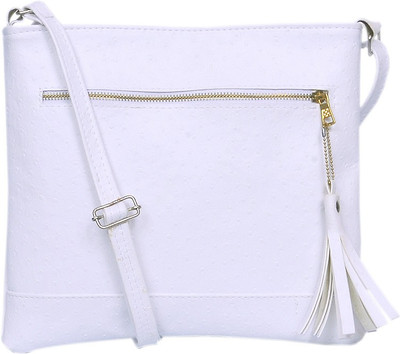 

aatoot Girls Evening/Party White PU Sling Bag