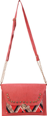 

Bee Fashionable Women Casual Pink PU Sling Bag