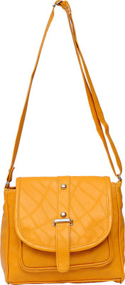 

Roshiaaz Girls Casual Brown PU Sling Bag