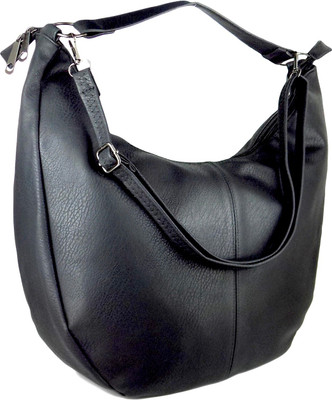 

Ripley Handbags Women Formal Black Leatherette Hand-held Bag