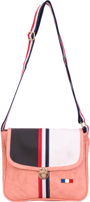 

Bee Fashionable Women Casual Beige PU Sling Bag