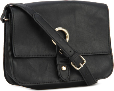 

Forever 21 Women Casual Black PU Sling Bag