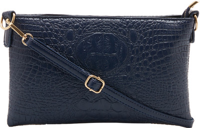 

Satchel Bags Women Casual Blue PU Sling Bag