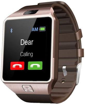 

JM DZ09 Smartwatch(Brown Strap Regular)