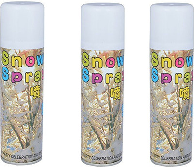 

Green snow spray for birthday parties Snow Spray(100 ml, Pack of 3)
