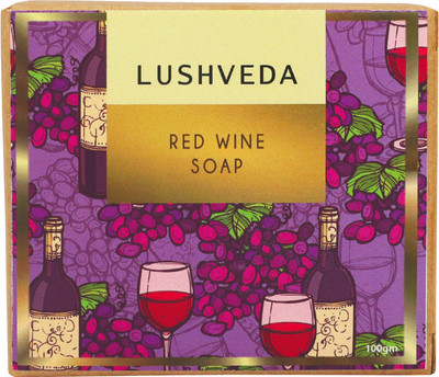 

Lushveda Red Wine Soap(100 g)