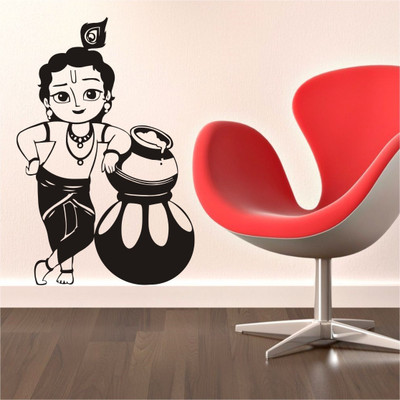 

SN Graphics  PVC Vinyl Sticker(Pack of 1, Black