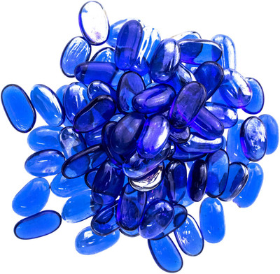

AVMART Stone04 Regular Square Onyx Pebbles(Blue 100 Pieces)