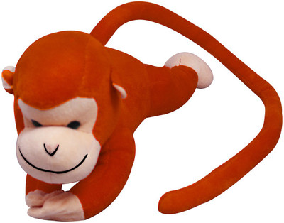 

Casotec Funny Monkey Stuffed Soft Plush Soft Toy - 26 cm(Orange)