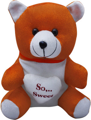

Casotec Cute Teddy Bear Stuffed Soft Plush Soft Toy - 24 cm(Orange)