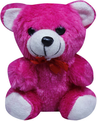 

Casotec Cute Teddy Bear Stuffed Soft Plush Soft Toy - 14 cm(Hot Pink)