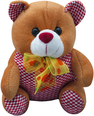 

Casotec Cute Teddy Bear Stuffed Soft Plush Soft Toy - 16 cm(Brown)