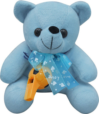 

Casotec Cute Teddy Bear Stuffed Soft Plush Soft Toy - 18 cm(Sky Blue)