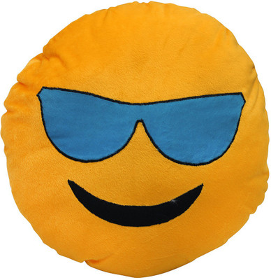 

Casotec Emoji Pillow Smiley Cushion Soft Toy - 13 cm(Yellow)