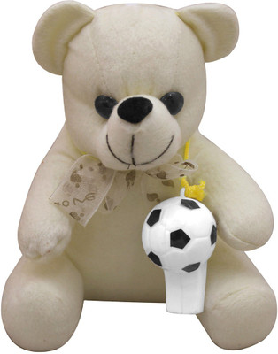 

Casotec Cute Teddy Bear Stuffed Soft Plush Soft Toy - 18 cm(Beige)