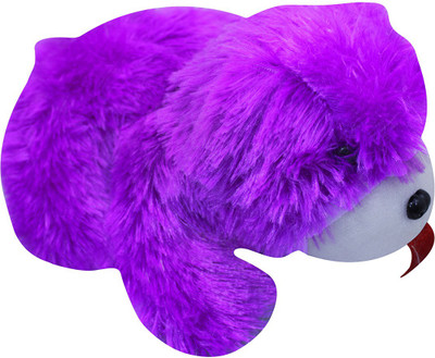 

Casotec Cute Dog Stuffed Soft Plush Soft Toy - 18 cm(Purple)