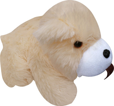 Casotec Cute Dog Stuffed Soft Plush Soft Toy - 18 cm(Beige)