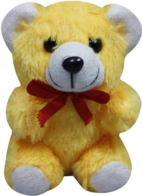

Casotec Cute Teddy Bear Stuffed Soft Plush Soft Toy - 14 cm(Yellow)