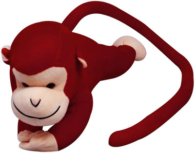 

Casotec Funny Monkey Stuffed Soft Plush Soft Toy - 26 cm(Red)