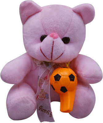 Casotec Cute Teddy Bear Stuffed Soft Plush Soft Toy - 18 cm(Baby Pink)