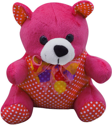 

Casotec Cute Teddy Bear Stuffed Soft Plush Soft Toy - 16 cm(Pink)