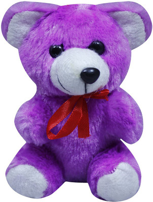 

Casotec Cute Teddy Bear Stuffed Soft Plush Soft Toy - 14 cm(Purple)