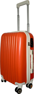 

CARRY TRIP 4 Wheels Luggage Trolley Bag with TSA Lock Cabin Luggage -  inch(Orange