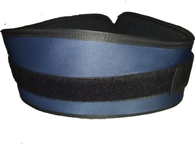 

Arnav Weight Lifting belt with 6 inches waist support Back Gym Strap Training Support Fitness Exercise Back & Abdomen Support (S, Light Blue, Black)