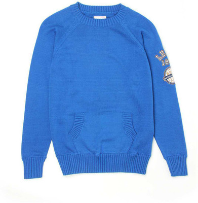 60% OFF on Levi's Solid Round Neck Casual Boys Blue Sweater 60% OFF on Levi's Solid Round Neck Casual Boys Blue Sweater
