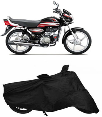 

Vsquare Two Wheeler Cover for Hero(HF Deluxe, Black)