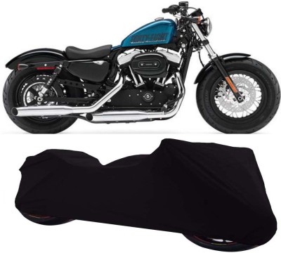 

Vsquare Two Wheeler Cover for Harley Davidson(Black)