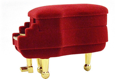 

Giftipedia Generic Fashion Piano Design Velvet 1 Vanity Box(Red)
