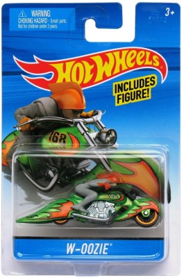 

Mattel Hot Wheels W-oozie 1:64 Bike With Rider(Multicolor)