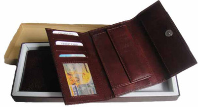 

Milano Men Brown Genuine Leather Wallet(10 Card Slots)