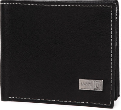 

U+N Men Black Genuine Leather Wallet(6 Card Slots), Brown