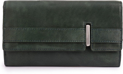 

Phive Rivers Women Green Genuine Leather Wallet(6 Card Slots)