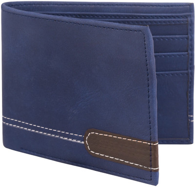 

Jaxer Men Blue Artificial Leather Wallet(6 Card Slots), Jmw711