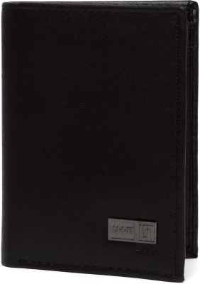 

U+N Men Black Genuine Leather Wallet(6 Card Slots), Brown