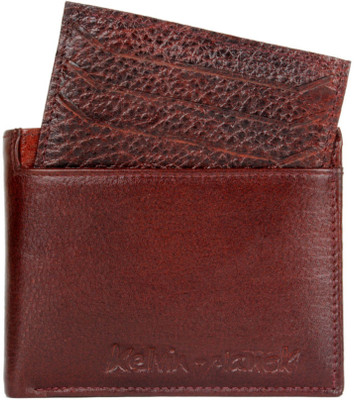 

Kelvin Planck Boys Brown Artificial Leather Wallet(7 Card Slots), Cock