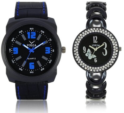 Shivam Retail VL32LR0201 New Latest Collection Metal & Leather Strap Boys & Girls Combo Watch  - For Men & Women   Watches  (Shivam Retail)