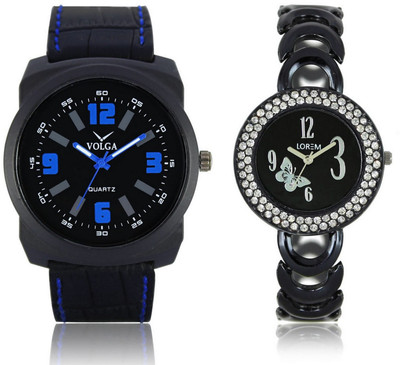 View Shivam Retail VL32LR0201 New Latest Collection Metal & Leather Strap Boys & Girls Combo Watch  - For Men & Women Wrist Watches Price Online(Shivam Retail)