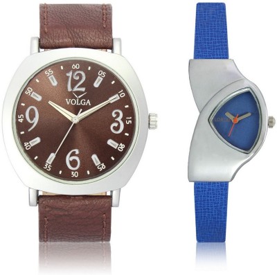 Shivam Retail VL46LR0208 New Latest Collection Leather Band Boys & Girls Combo Watch  - For Men & Women   Watches  (Shivam Retail)